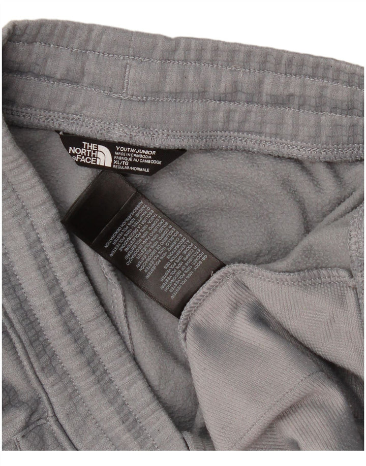 THE NORTH FACE Boys Graphic Sport Shorts 14-15 Years XL Grey Polyester