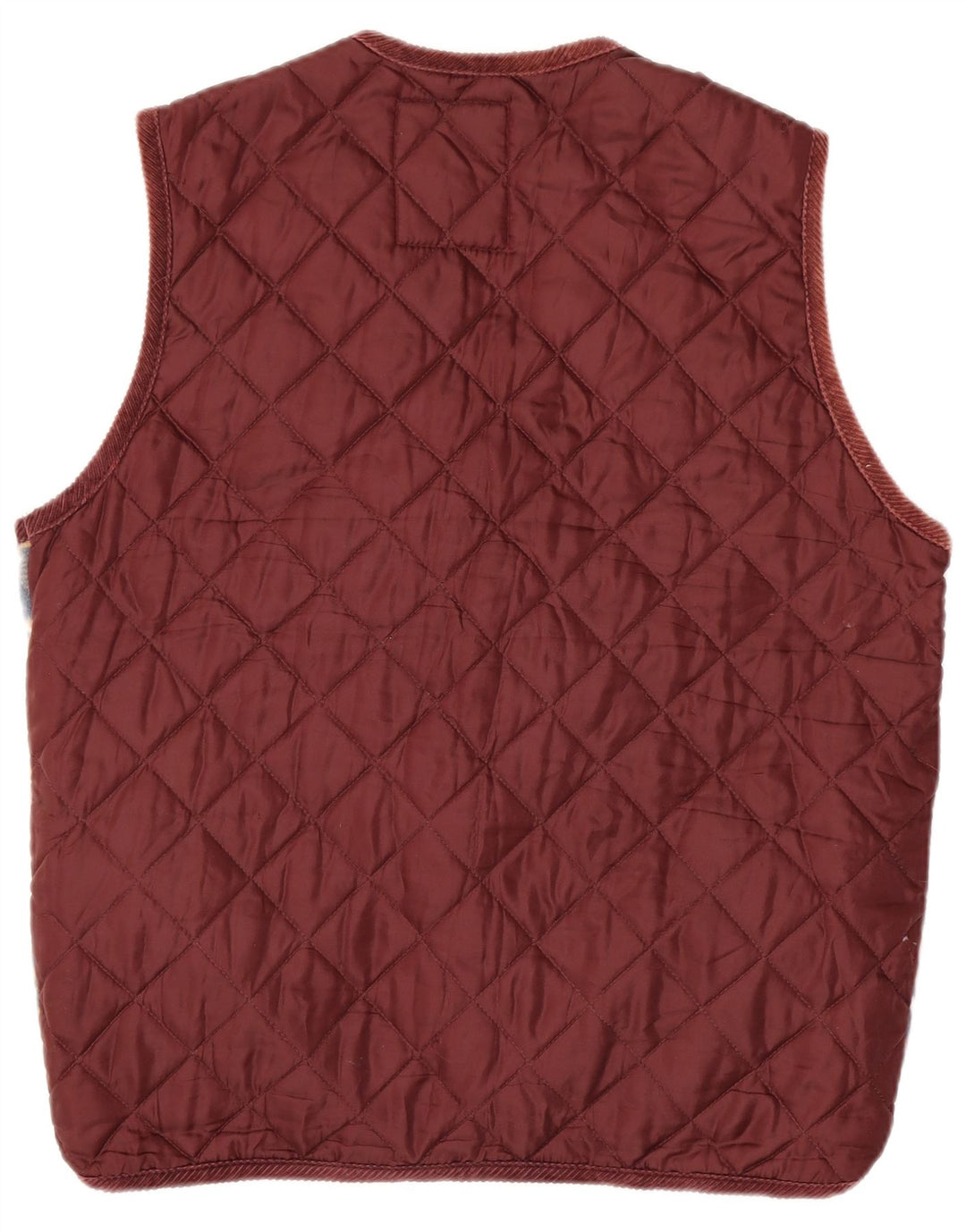 MASTER Mens Fleece Gilet UK 42 XL Multicoloured Fair Isle Polyester