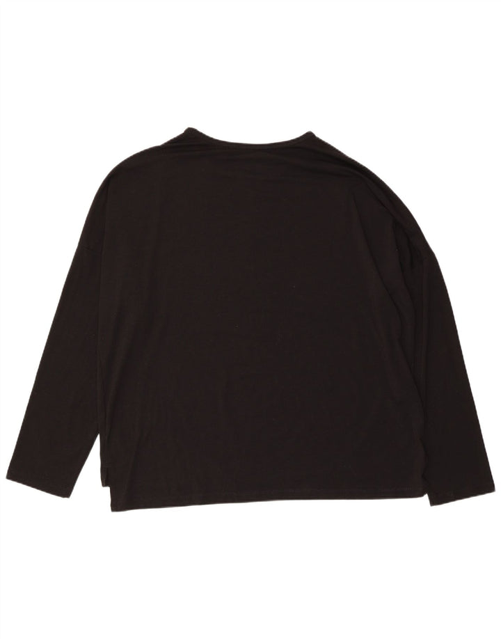 CHAMPION Womens Top Long Sleeve UK 18 XL Black
