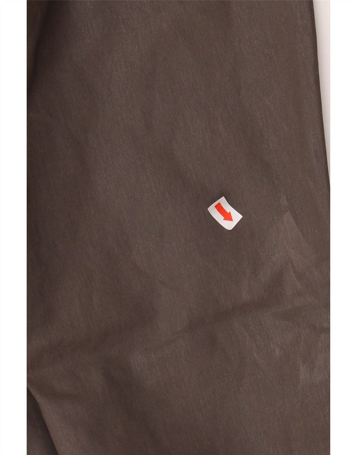 ZARA Womens Skinny Casual Trousers W26 L28 Brown Cotton