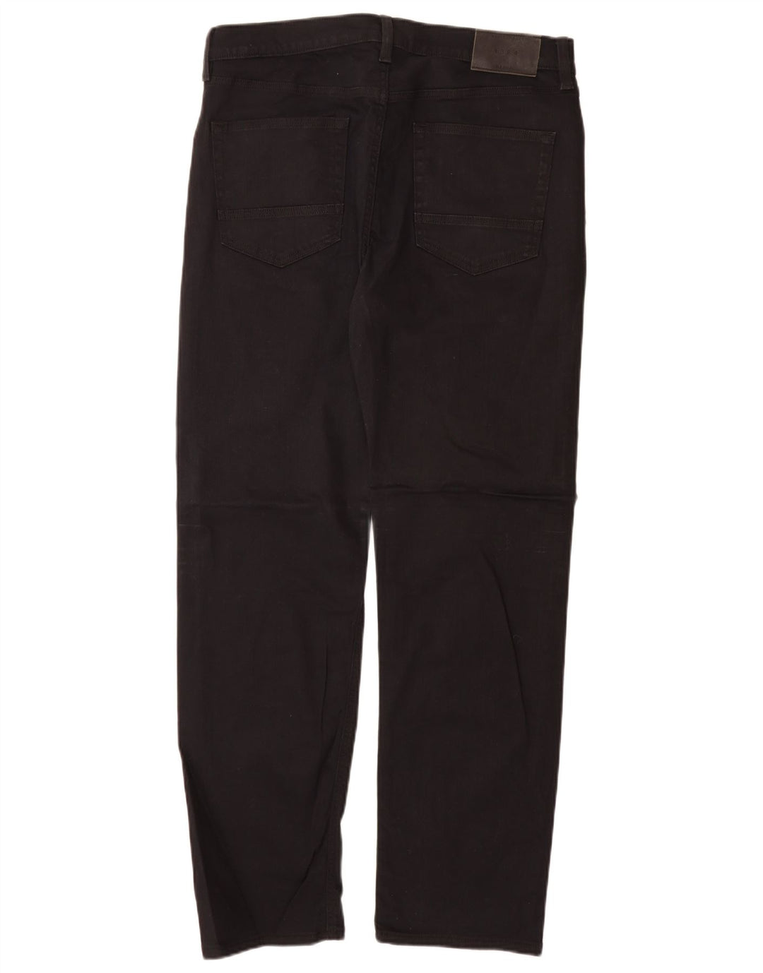 Marks & Spencer Mens Regular Straight Jeans W34 L31 Black Cotton