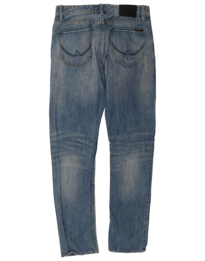 Superdry Mens Loose Jeans W30 L32 Blue Cotton