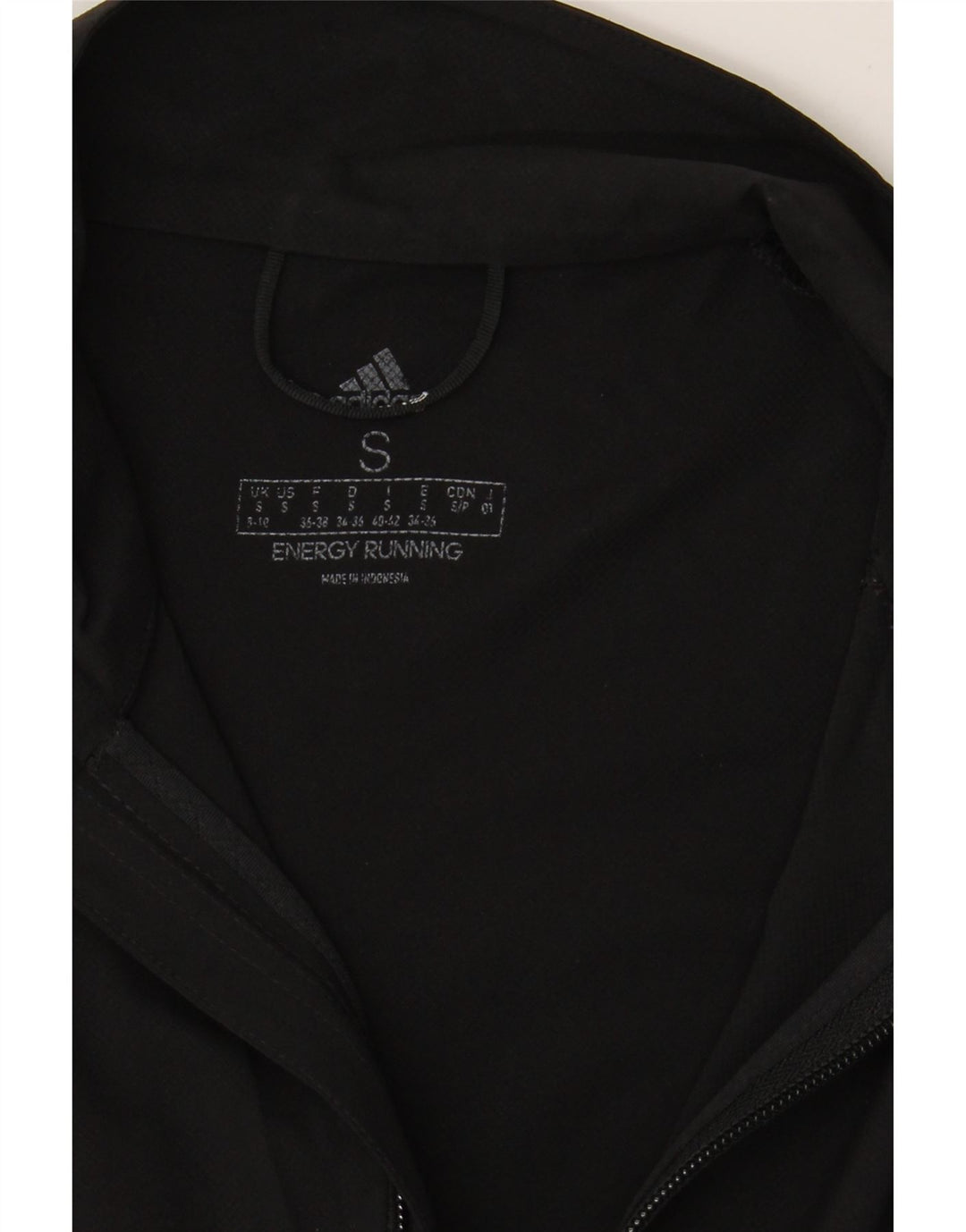 ADIDAS Womens Tracksuit Top Jacket UK 8/10 Small Black Polyester Vintage Adidas and Second-Hand Adidas from Messina Hembry 