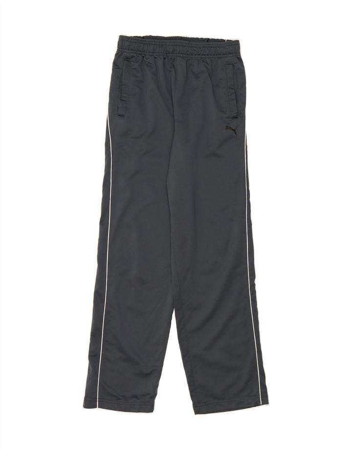 PUMA Girls Tracksuit Trousers 14-15 Years Large Grey Polyester Vintage Puma and Second-Hand Puma from Messina Hembry 