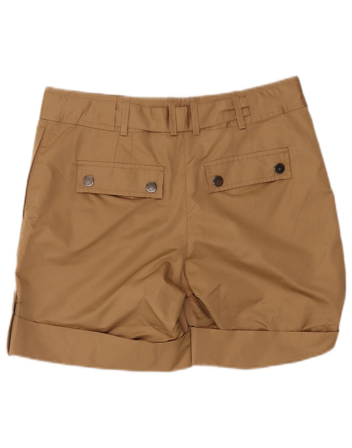 Massimo Dutti Womens Cargo Shorts EU 40 Medium W30 Beige Polyester
