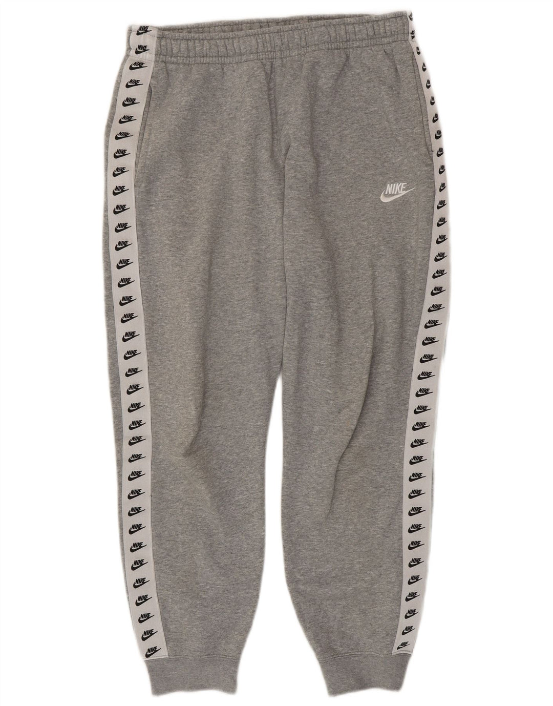 Nike Mens Graphic Tracksuit Trousers Joggers Medium Grey Colourblock