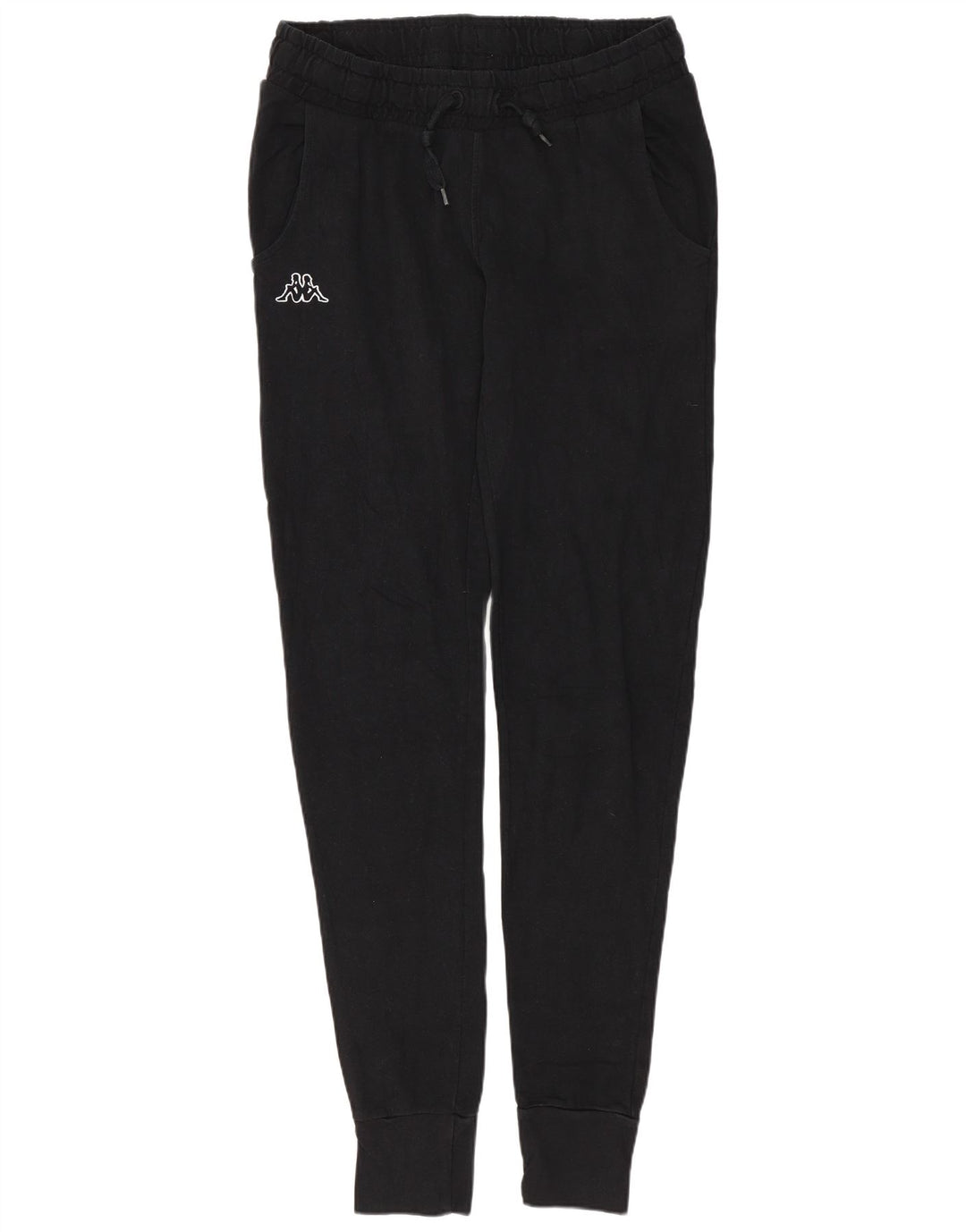 Kappa Womens Tracksuit Trousers Joggers Large Black Cotton