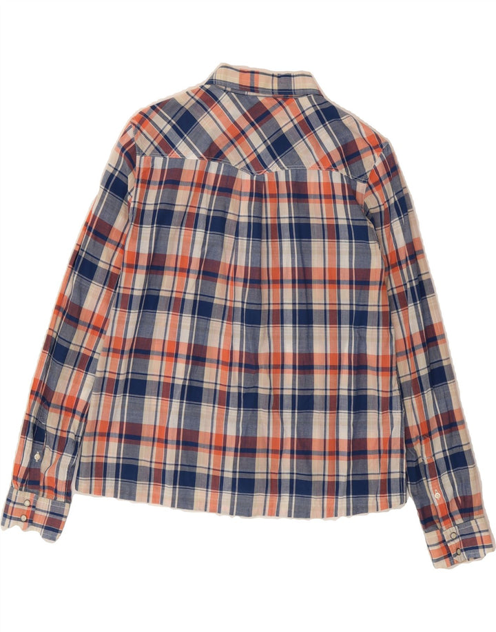 LEE Womens Shirt UK 16 Large Blue Check Vintage Lee and Second-Hand Lee from Messina Hembry 