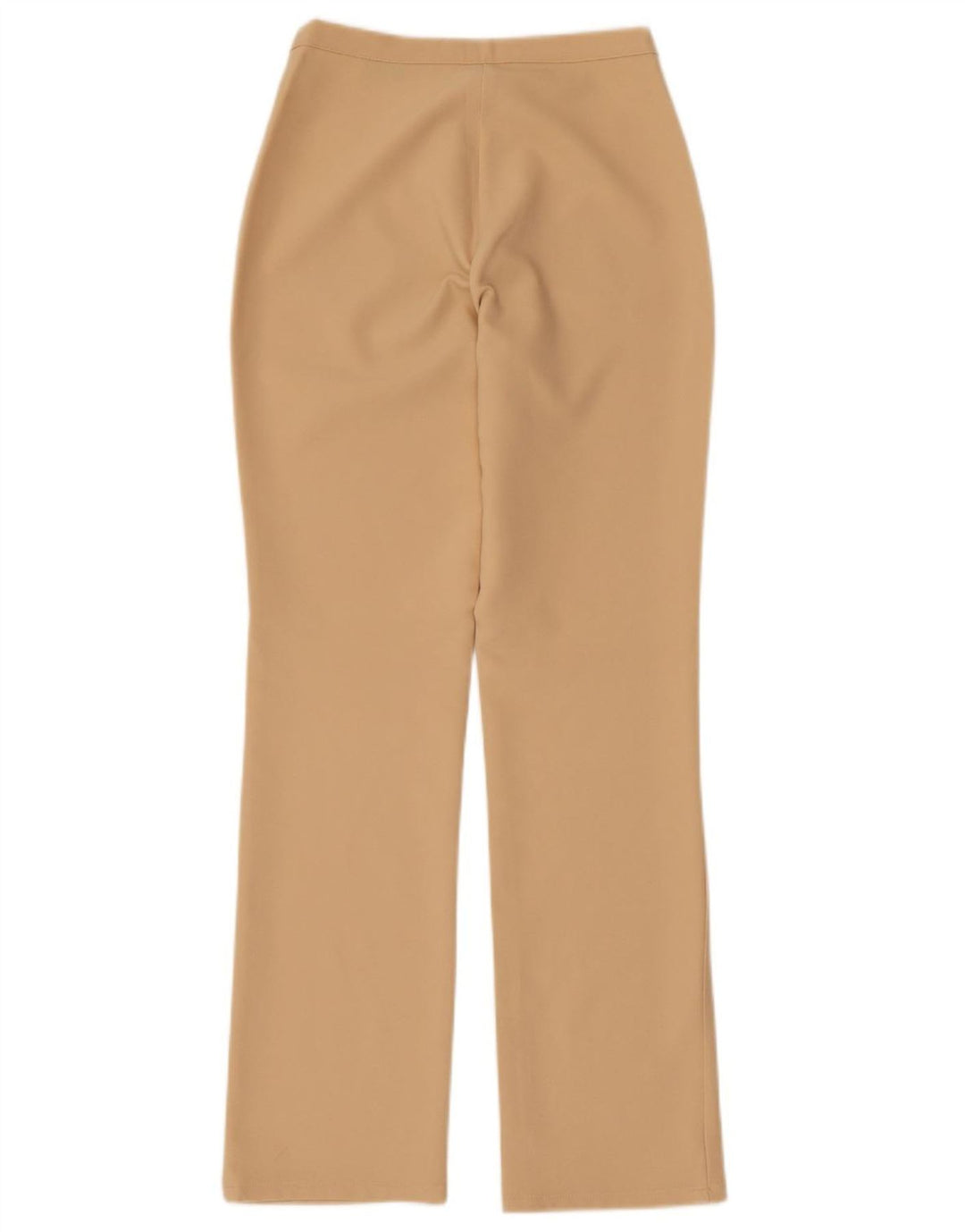 BENETTON Womens Straight Casual Trousers IT 40 Small W26 L30 Beige