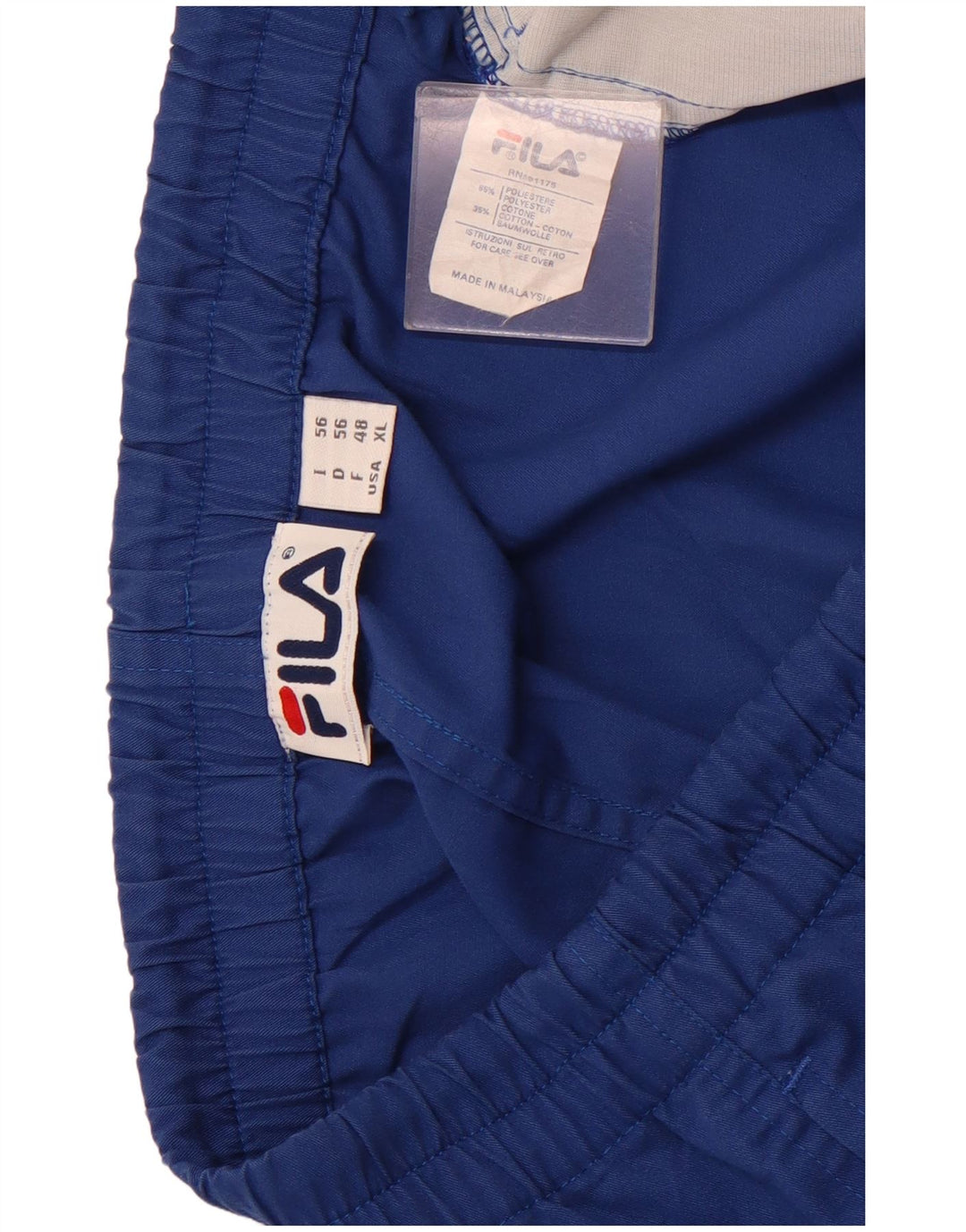 FILA Mens Sport Shorts XL Blue Polyester