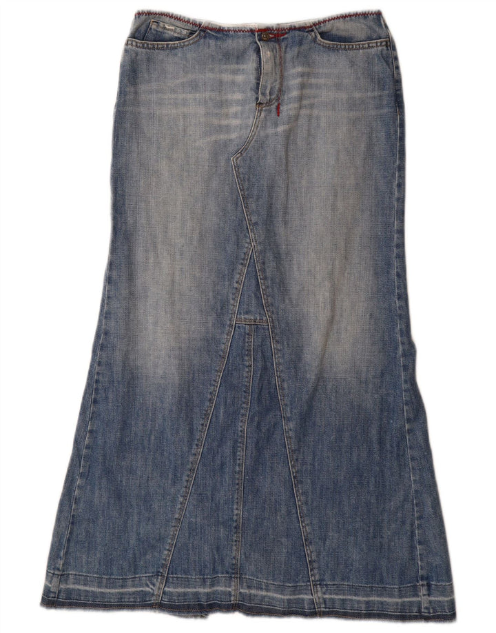 GAS Womens High Waist Denim Skirt Small W27 Blue