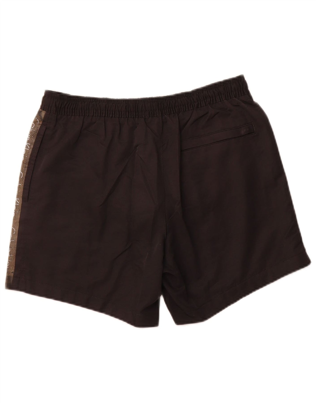 CALVIN KLEIN Mens Graphic Swimming Shorts Small Black Polyester