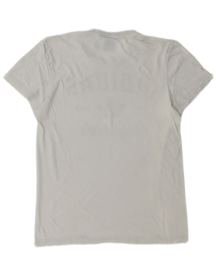 ADIDAS Mens Graphic T-Shirt Top XS White