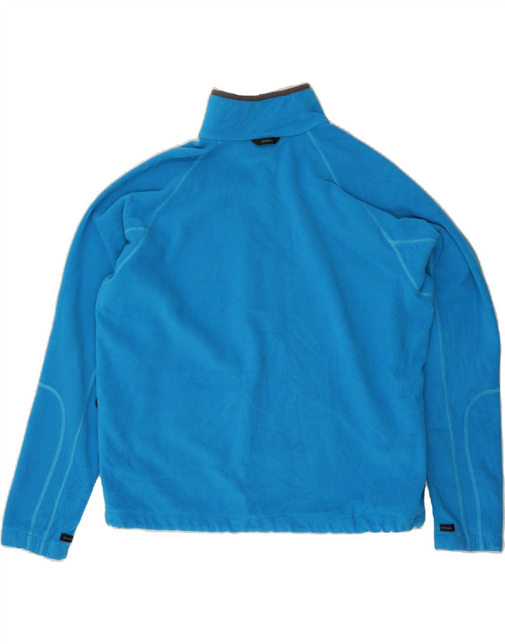 COLUMBIA Mens Fleece Jacket UK 42 XL Blue Polyester Vintage Columbia and Second-Hand Columbia from Messina Hembry 