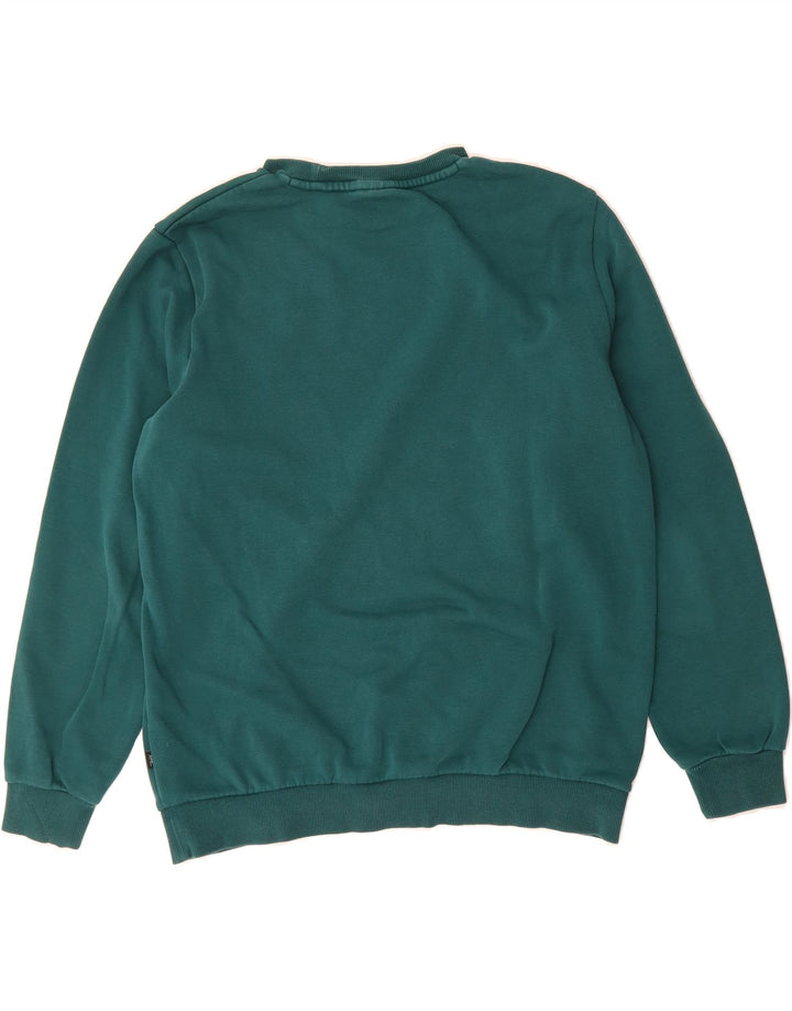 PUMA Mens Sweatshirt Jumper Large Green Cotton Vintage Puma and Second-Hand Puma from Messina Hembry 