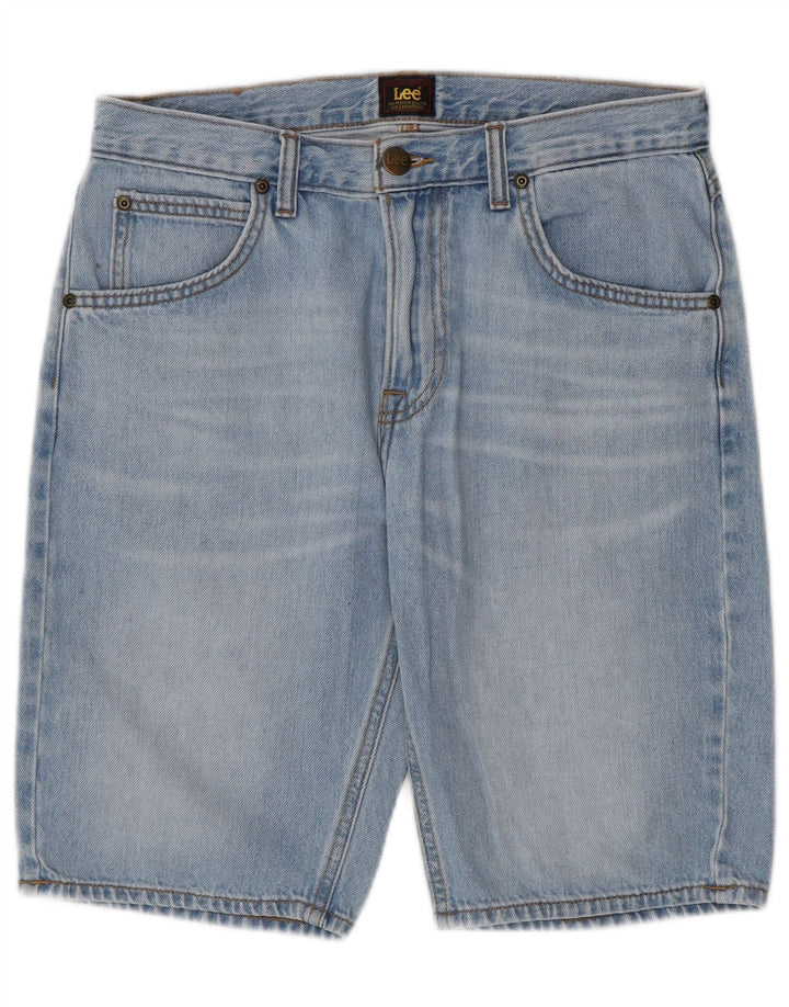 LEE Mens Denim Shorts W30 Medium Blue Cotton