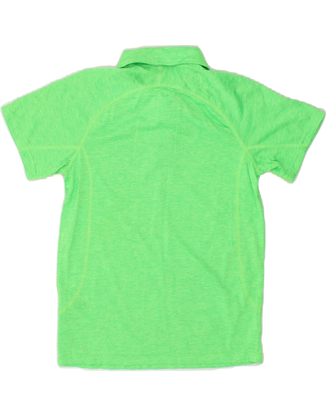 REEBOK Boys Polo Shirt 10-11 Years Green Polyacrylic Vintage Reebok and Second-Hand Reebok from Messina Hembry 