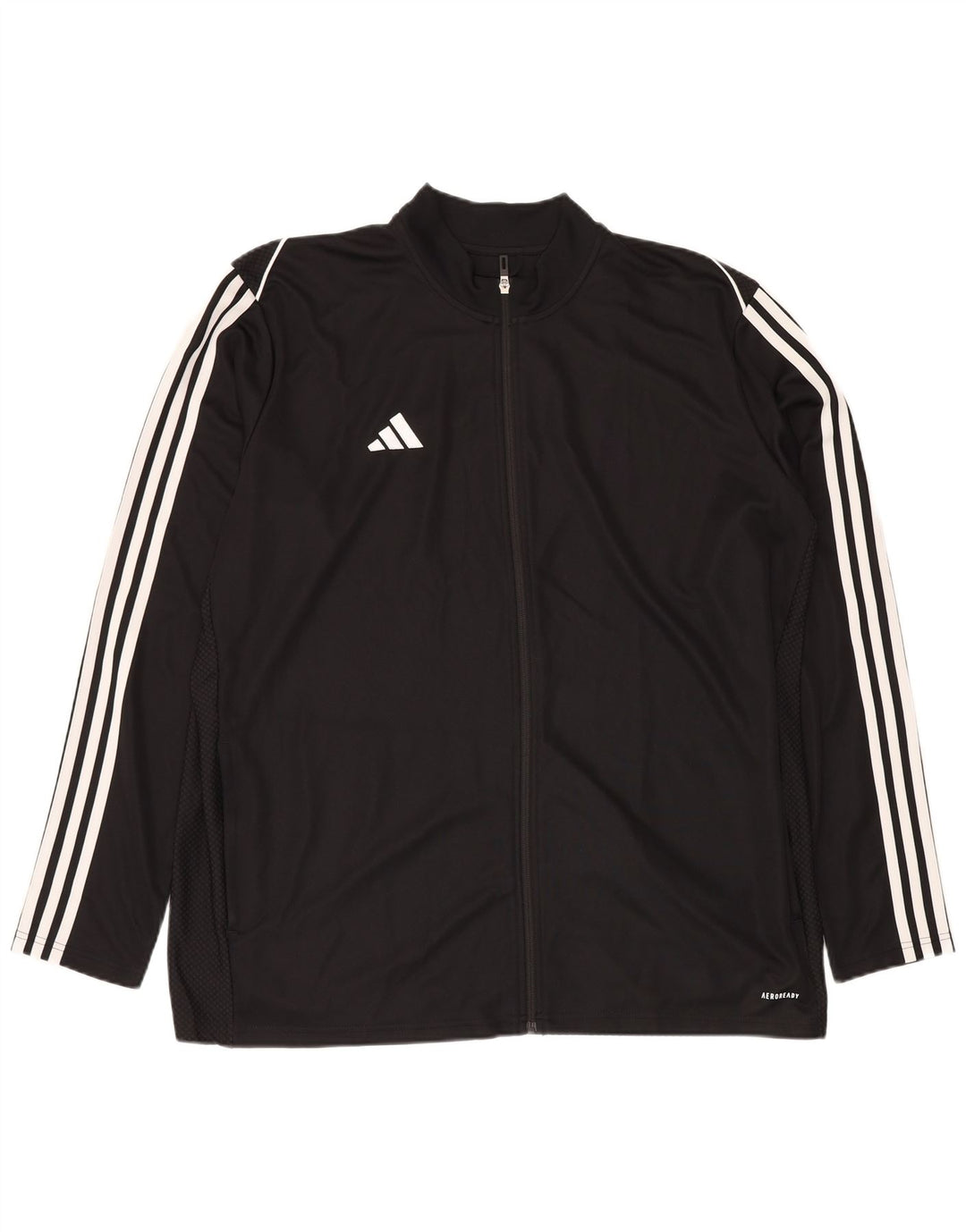 ADIDAS Mens Aeroready Slim Fit Tracksuit Top Jacket 2XL Black Polyester