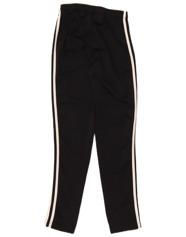 ADIDAS Girls Tracksuit Trousers 11-12 Years Black Polyester