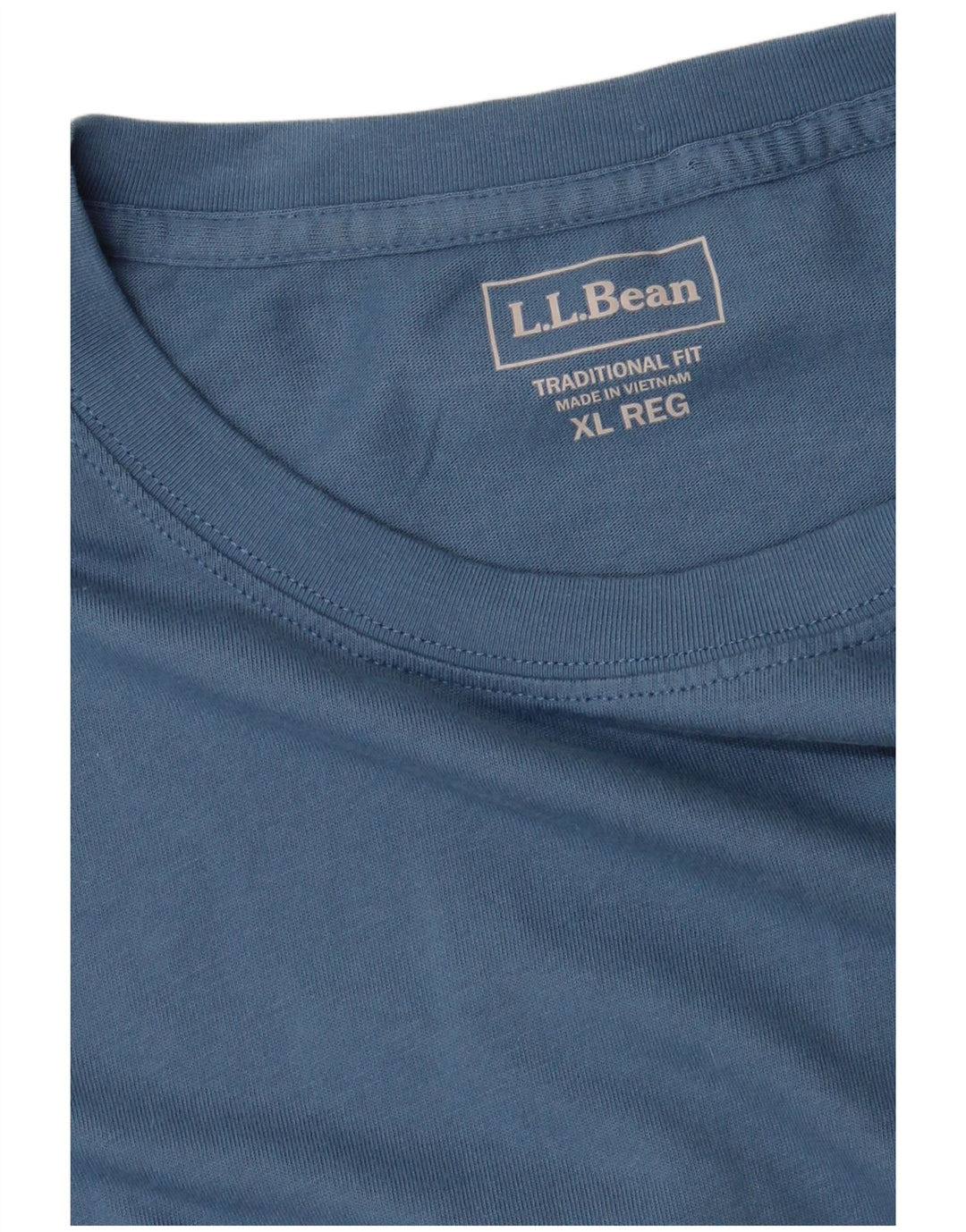 L.L.BEAN Mens Traditional Fit Top Long Sleeve XL Blue