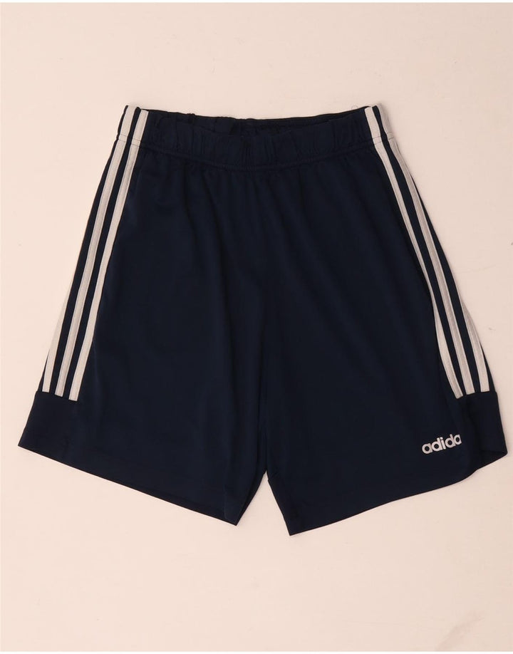 Adidas Mens Sport Shorts Medium Navy Blue Polyester