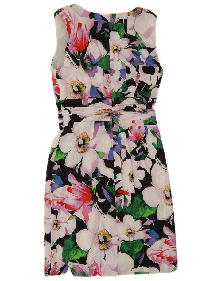 RALPH LAUREN Womens Sleeveless Sheath Dress US 2 XS Multicoloured Floral