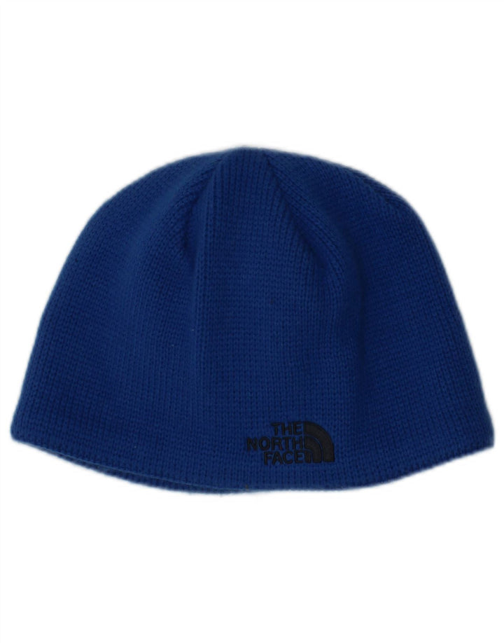 The North Face Mens Graphic Beanie Hat One Size Blue Acrylic Winter