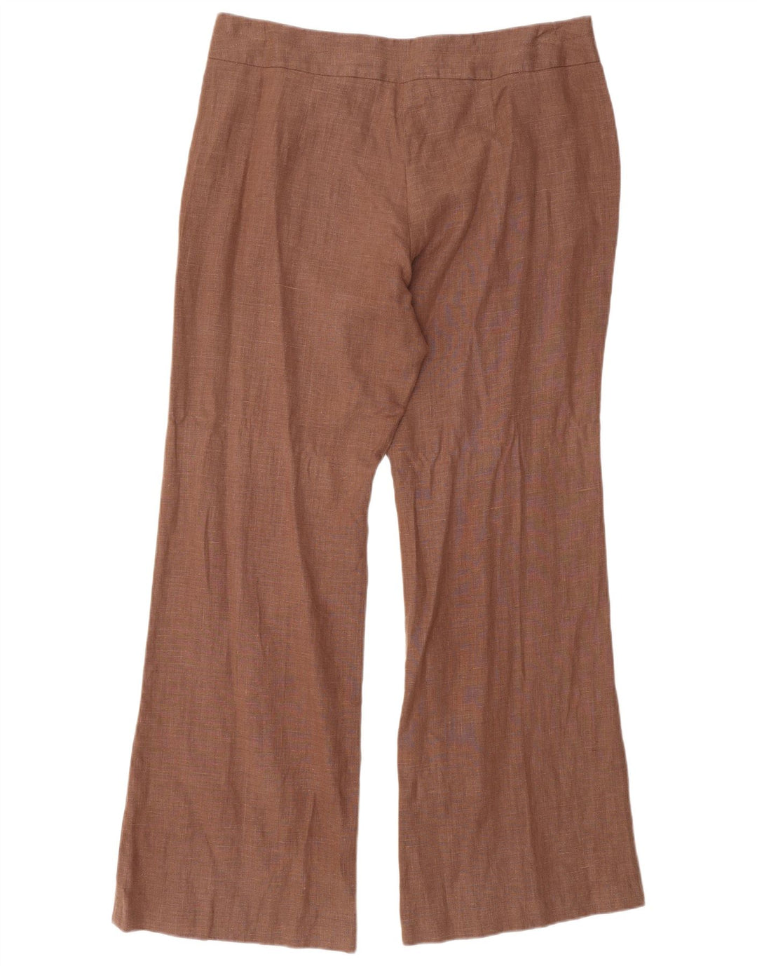 SASHA Womens Bootcut Suit Trousers US 16 2XL W36 L31 Brown Linen