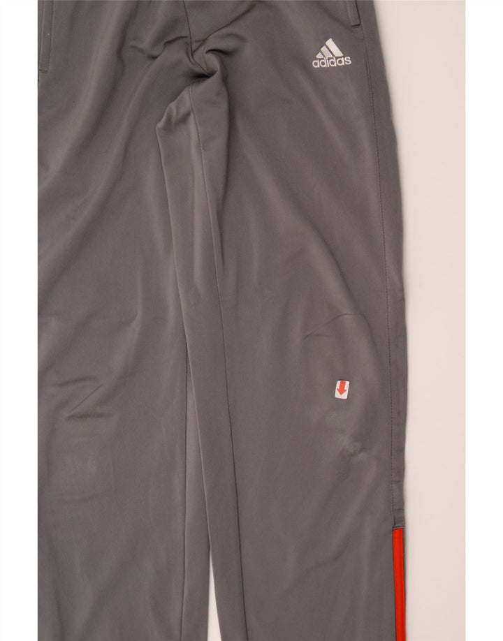 ADIDAS Boys Tracksuit Trousers 11-12 Years Grey Polyester Vintage Adidas and Second-Hand Adidas from Messina Hembry 