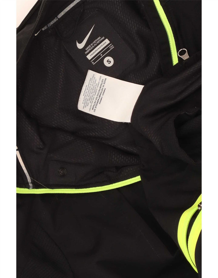 Nike Mens Tracksuit Top Jacket Small Black Polyester