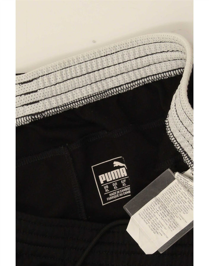 Puma Mens Tracksuit Trousers XL Black Polyester