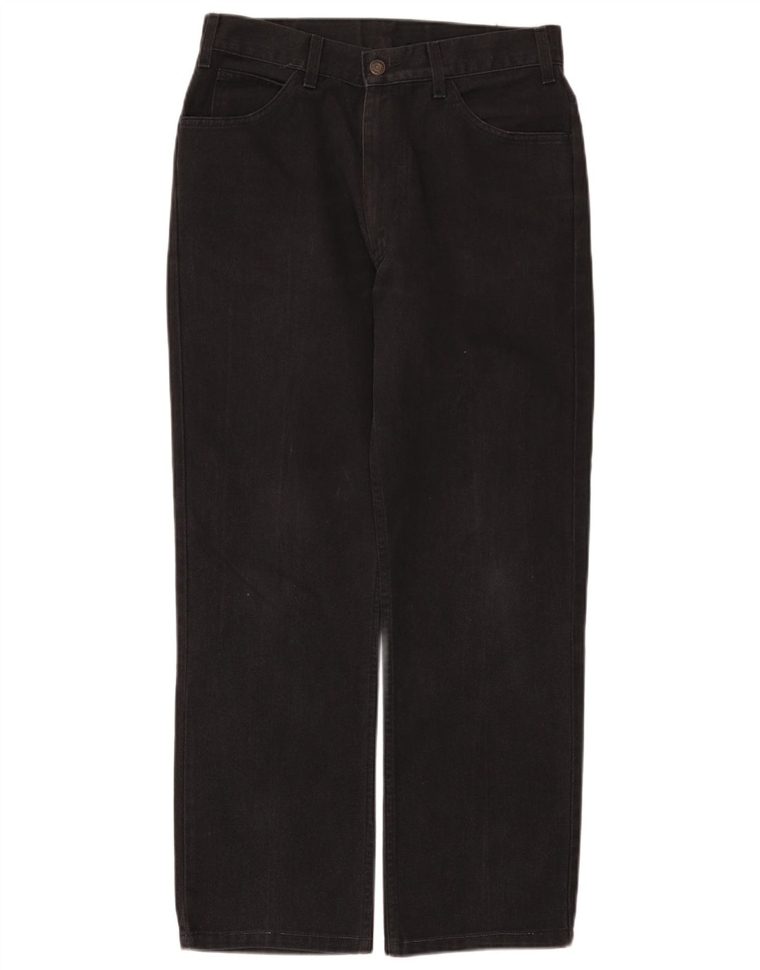 Levi's Womens Straight Jeans W32 L28 Black Cotton