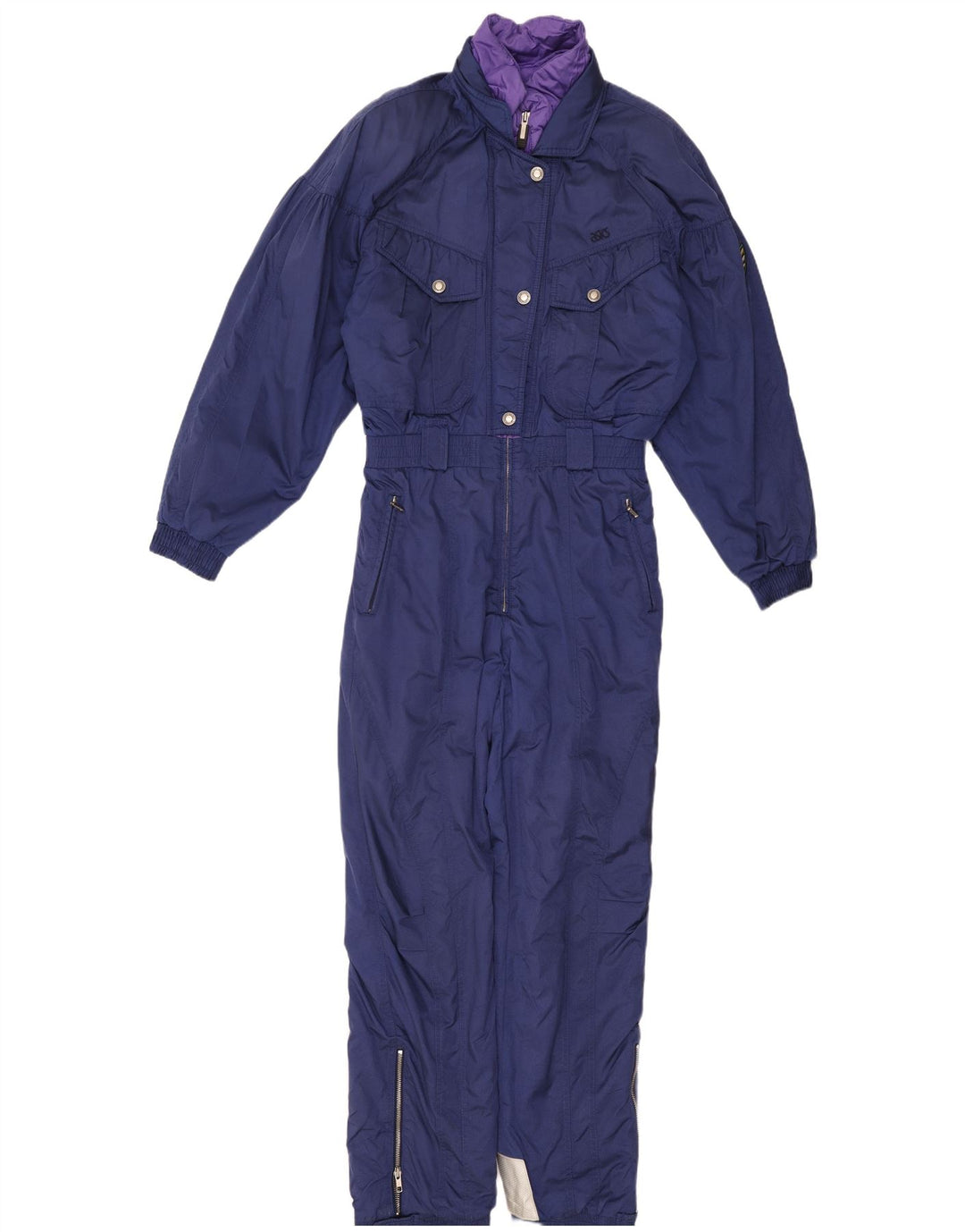 ASICS Womens Ski Jumpsuit UK 16 Large  Navy Blue