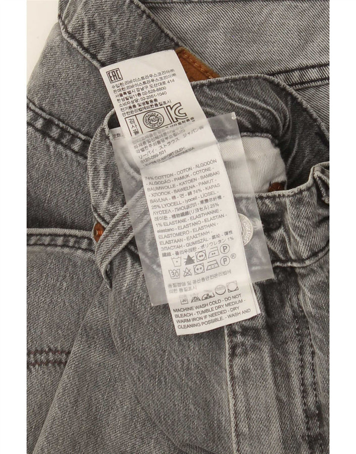 Levi's Mens 511 Slim Jeans W34 L34 Grey Cotton