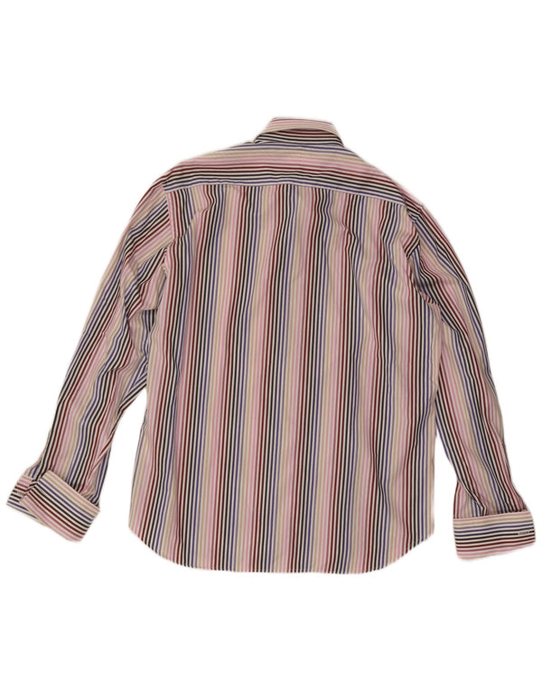 Ted Baker Mens Formal Shirt Size 17 1/2 XL Multicoloured Striped Cotton