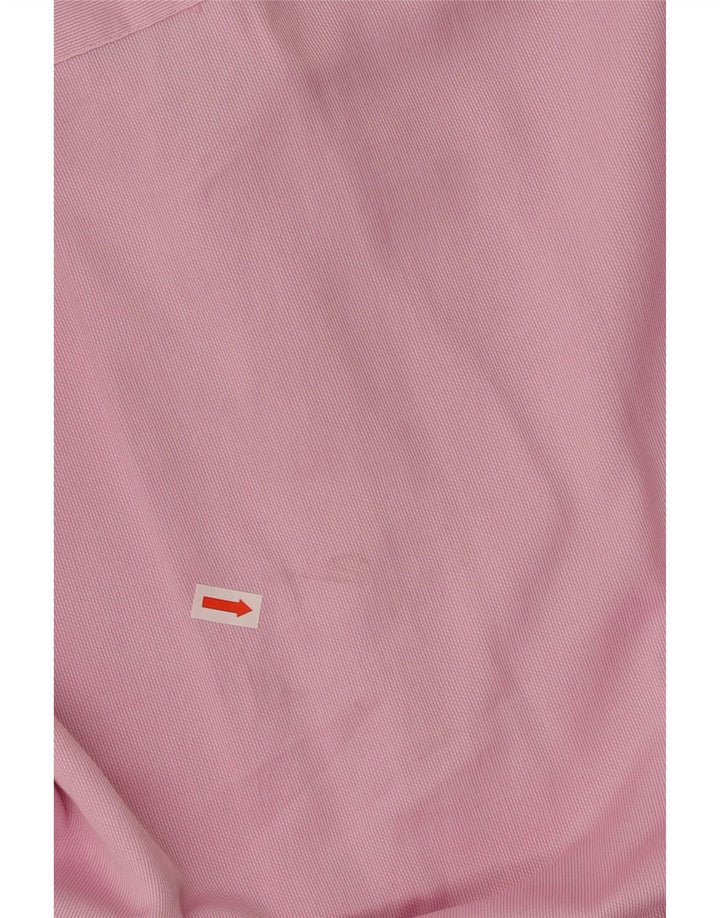 PIERRE CARDIN Mens Shirt Size 47 2XL Pink Cotton