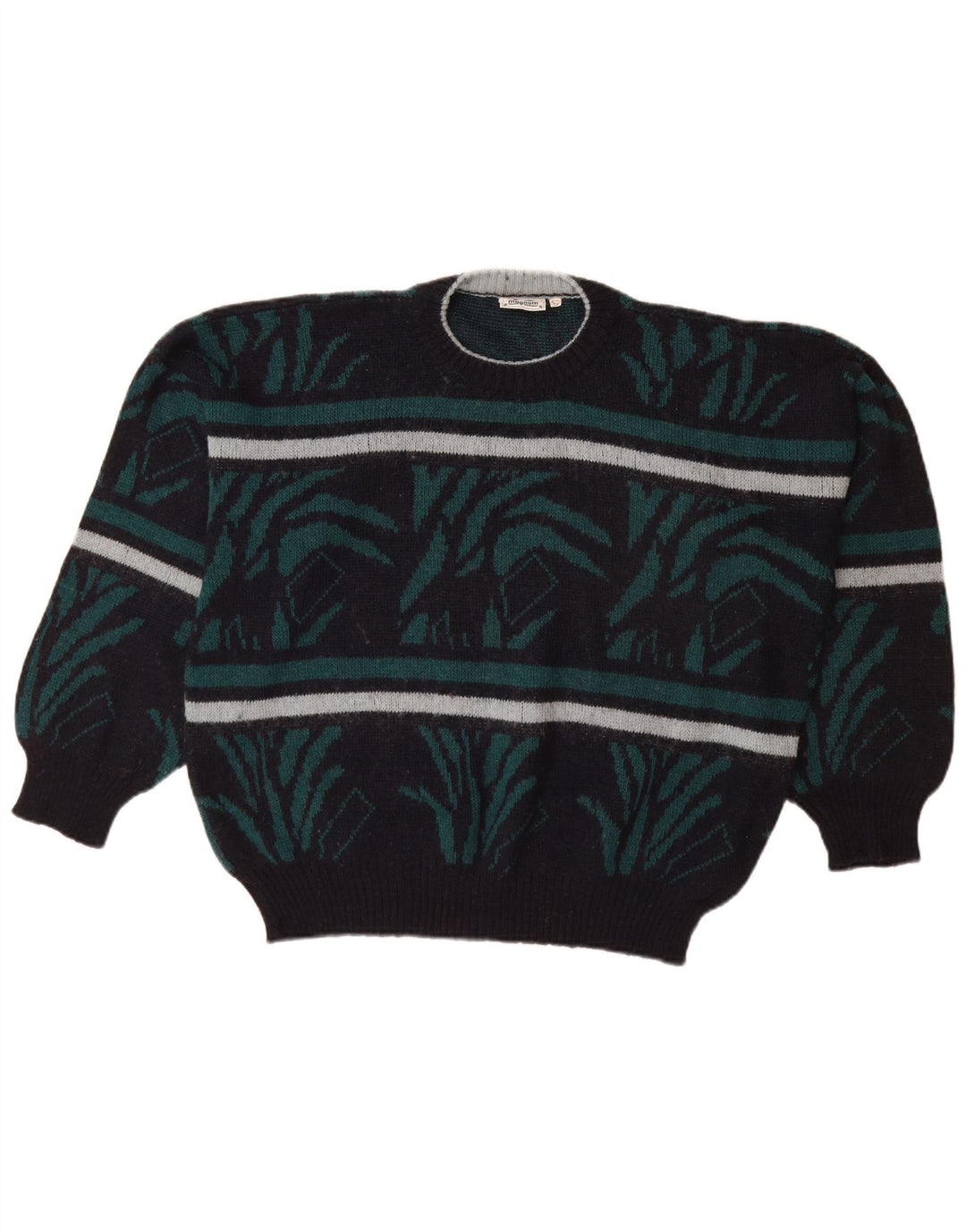 MAGNUM Mens Crew Neck Jumper Sweater IT 52 Large Navy Blue