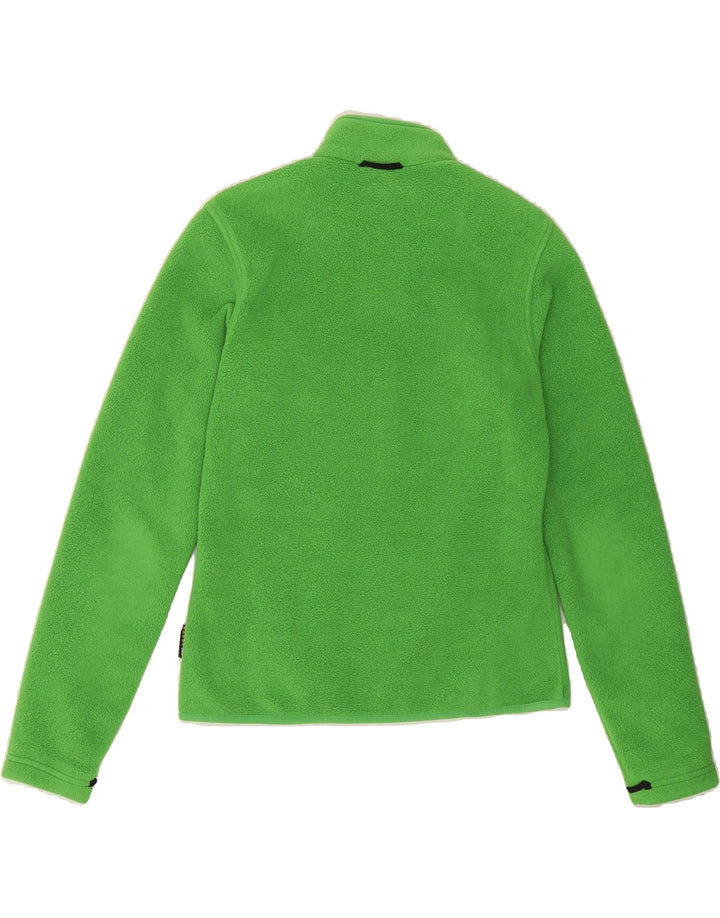 JACK WOLFSKIN Womens Fleece Jacket UK 10 Small  Green Polyester Vintage Jack Wolfskin and Second-Hand Jack Wolfskin from Messina Hembry 