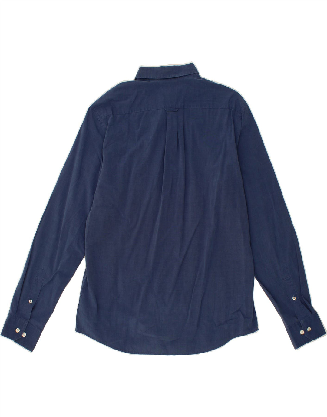 IZOD Mens Slim Fit Shirt Large Navy Blue Cotton Vintage Izod and Second-Hand Izod from Messina Hembry 