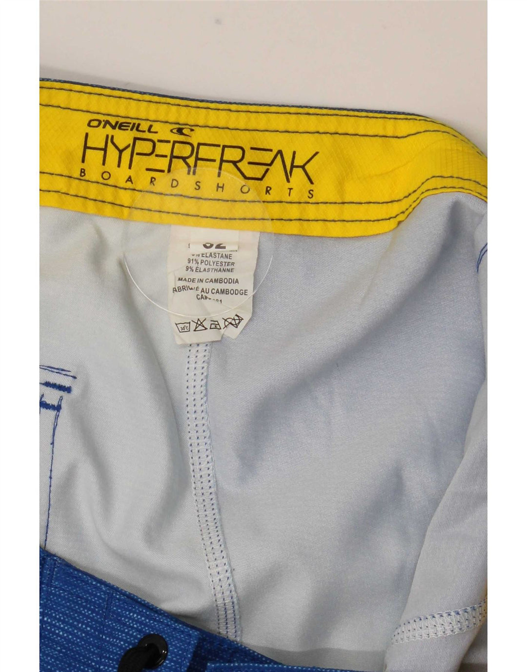 O'Neill Mens Swimming Shorts Medium Blue Colourblock Polyester