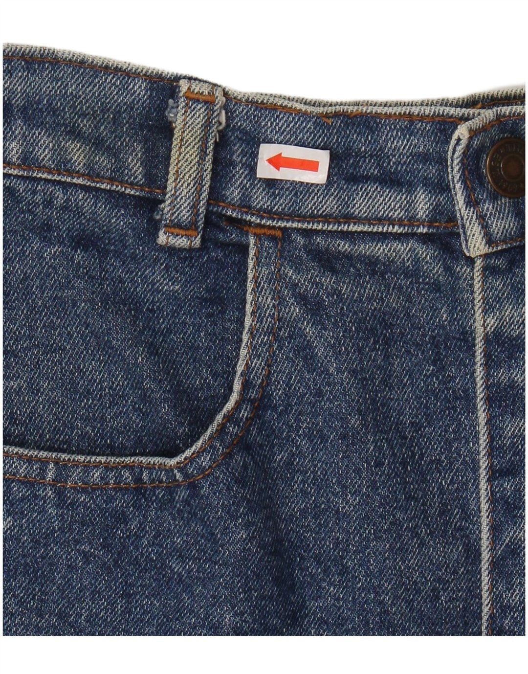 Gap Girls Denim Skirt 7-8 Years W24 Blue Cotton