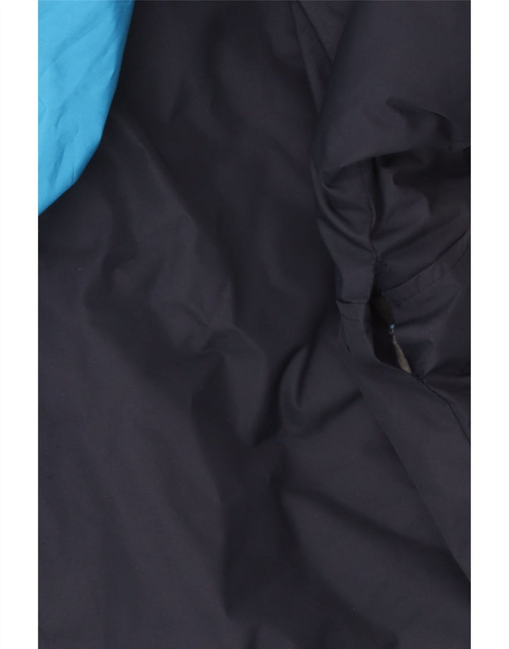 Kappa Mens Graphic Windbreaker Jacket UK 38 Medium Navy Blue Colourblock