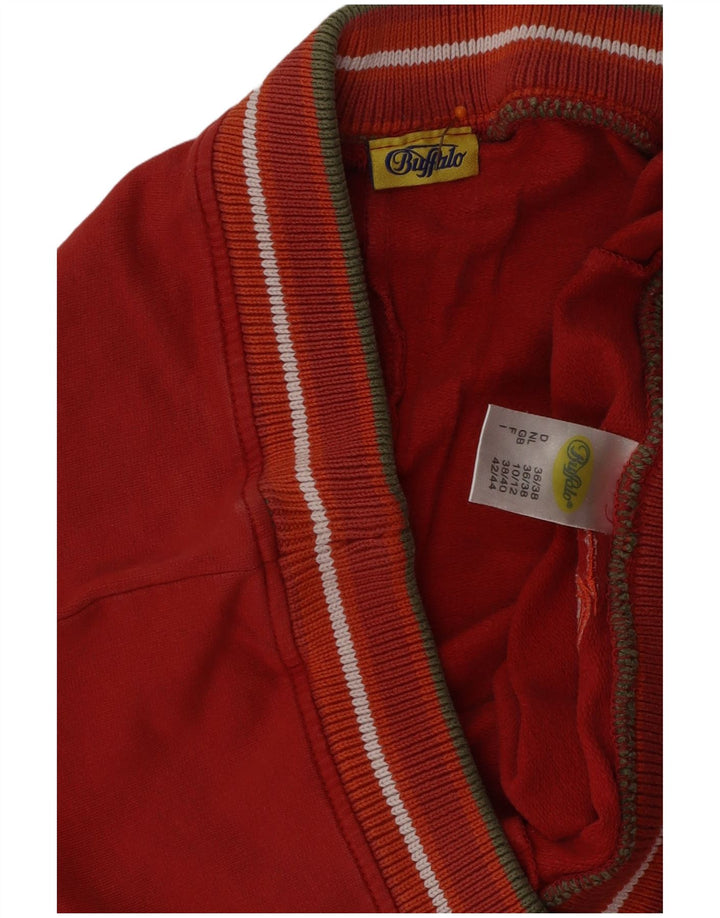 BUFFALO Womens Tracksuit Trousers UK 10/12 Medium  Orange Cotton