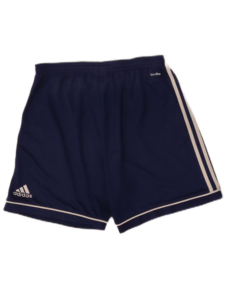 Adidas Mens Climalite Sport Shorts Medium Navy Blue Polyester