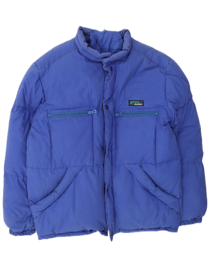 Dubin Mens Padded Ski Jacket IT 52 XL Blue Cotton