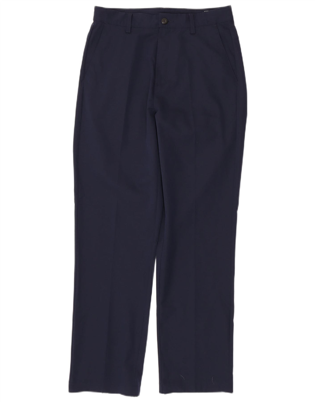 ADIDAS Mens Climalite Straight Chino Trousers W30 L32 Navy Blue Polyester