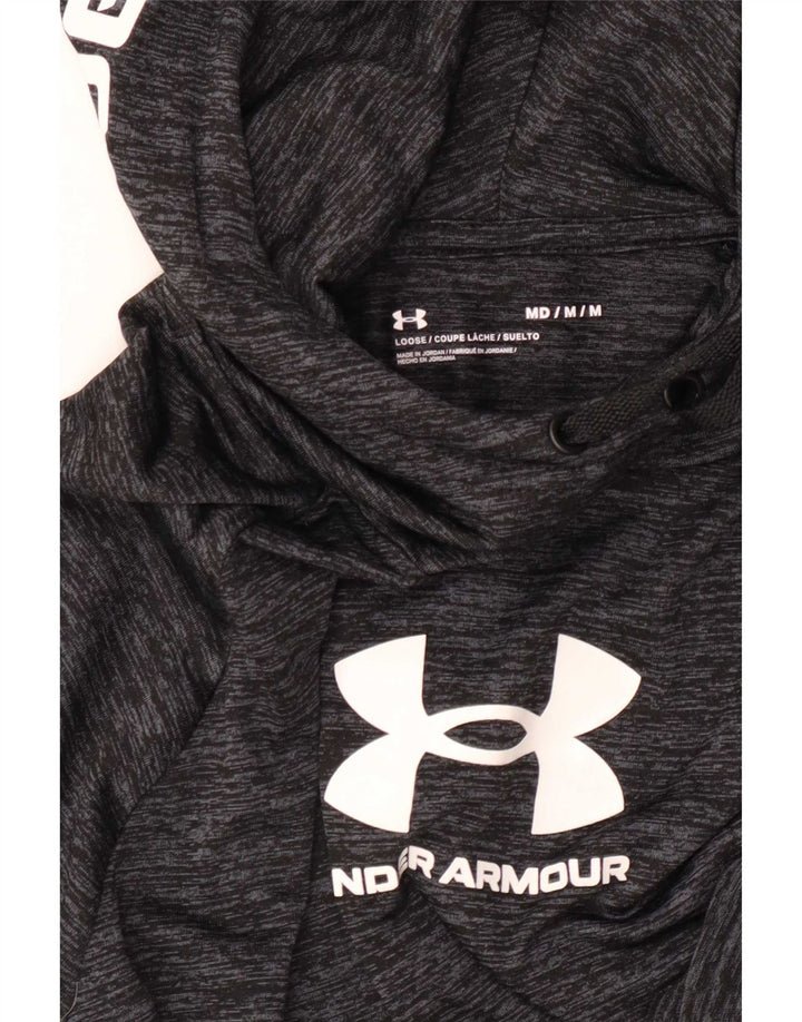 Under Armour Mens Graphic Top Long Sleeve Medium Grey Flecked