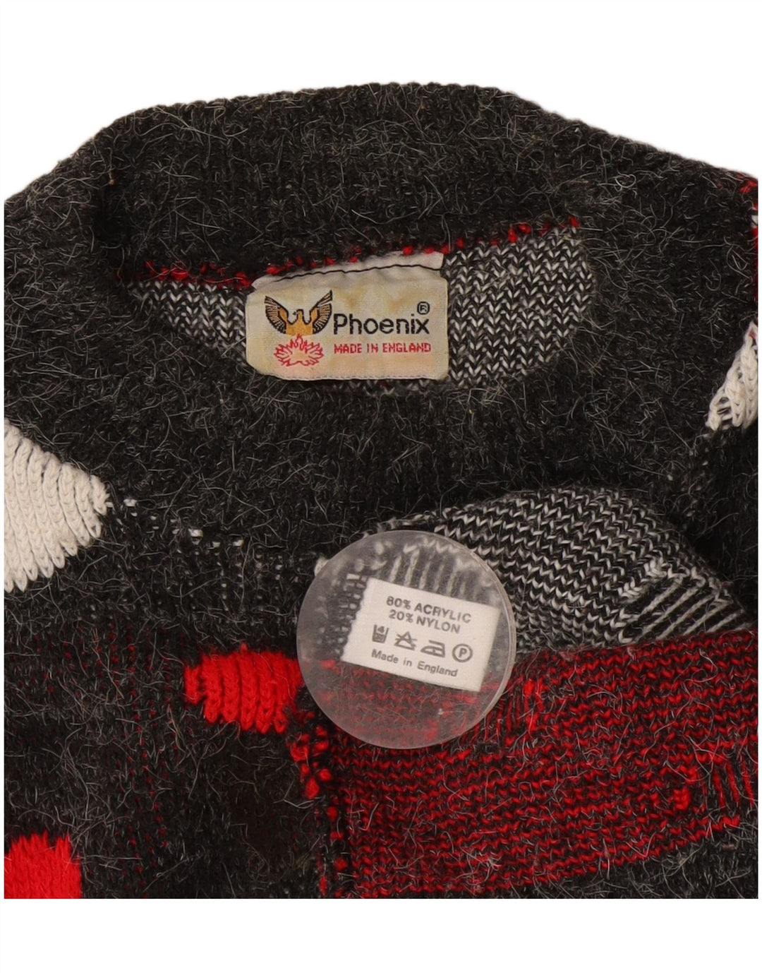 Phoenix Womens Turtle Neck Jumper Sweater UK 16 Large Grey Polka Dot