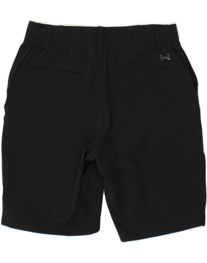 UNDER ARMOUR Womens Chino Shorts US 4 Small W27  Black Polyester Vintage Under Armour and Second-Hand Under Armour from Messina Hembry 