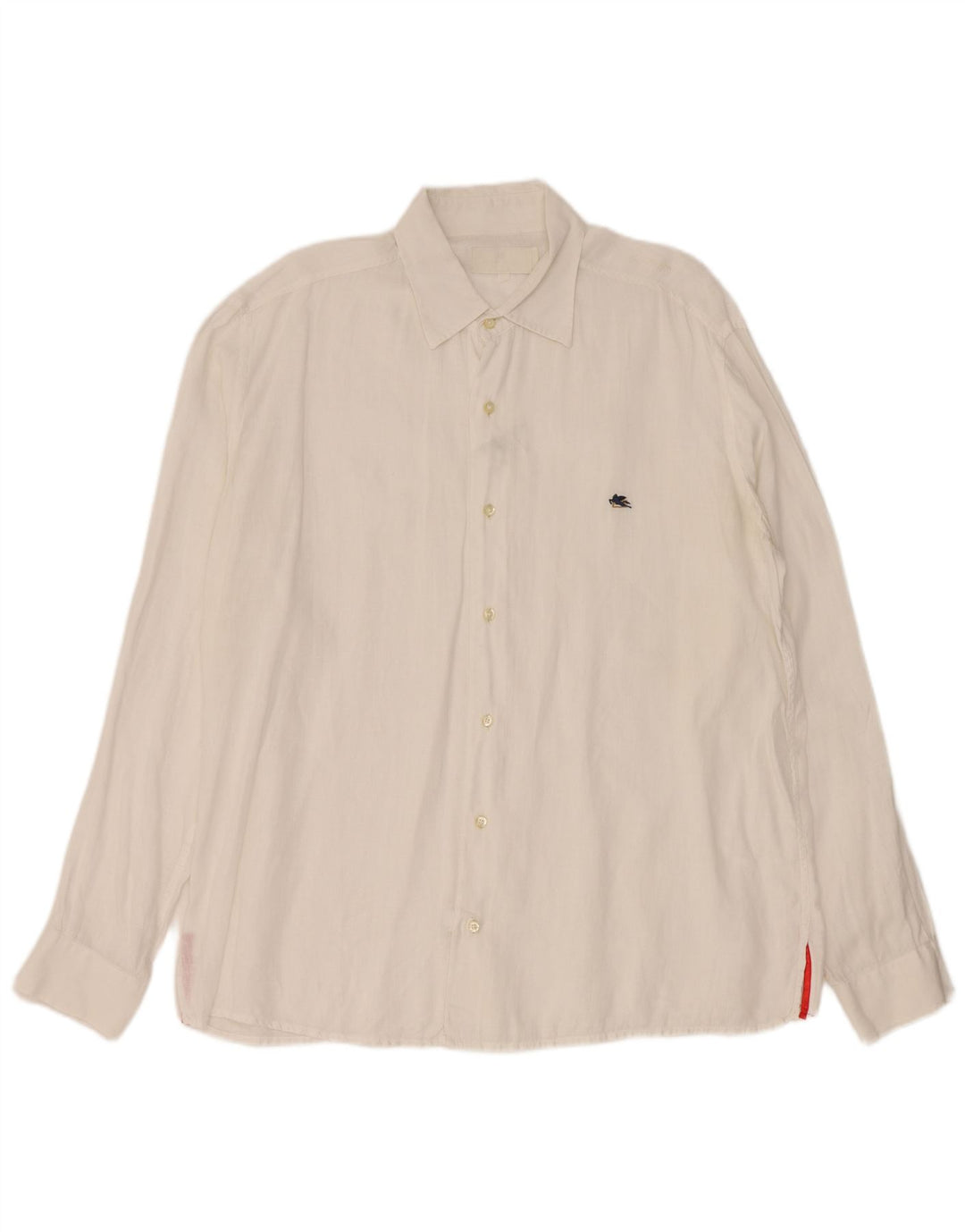 Etro Mens Shirt 2XL White Linen